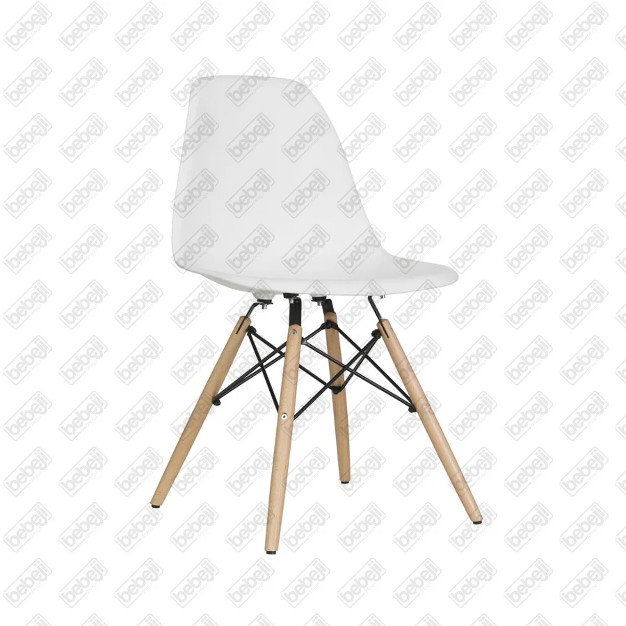 Ahşap Ayaklı Plastik Sandalye J4041.13