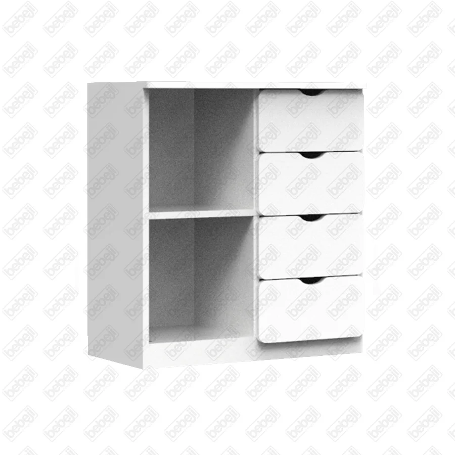 4 Drawers&Shelves Cabinet J0856
