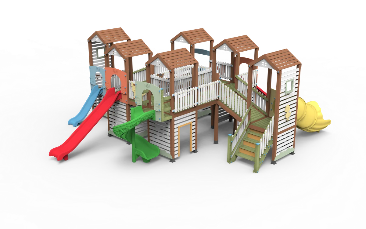Wooden Kid Playground Farm Themed-2 JP020