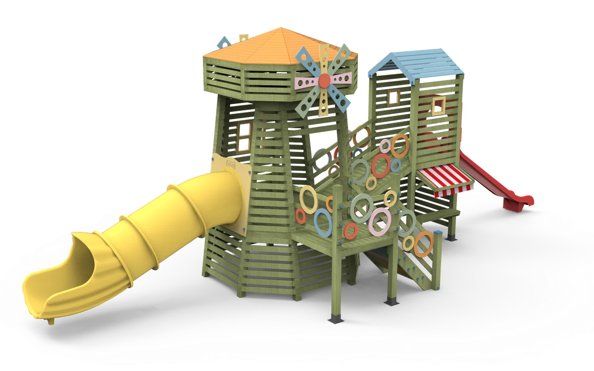 Windmill Wooden Playground JP002