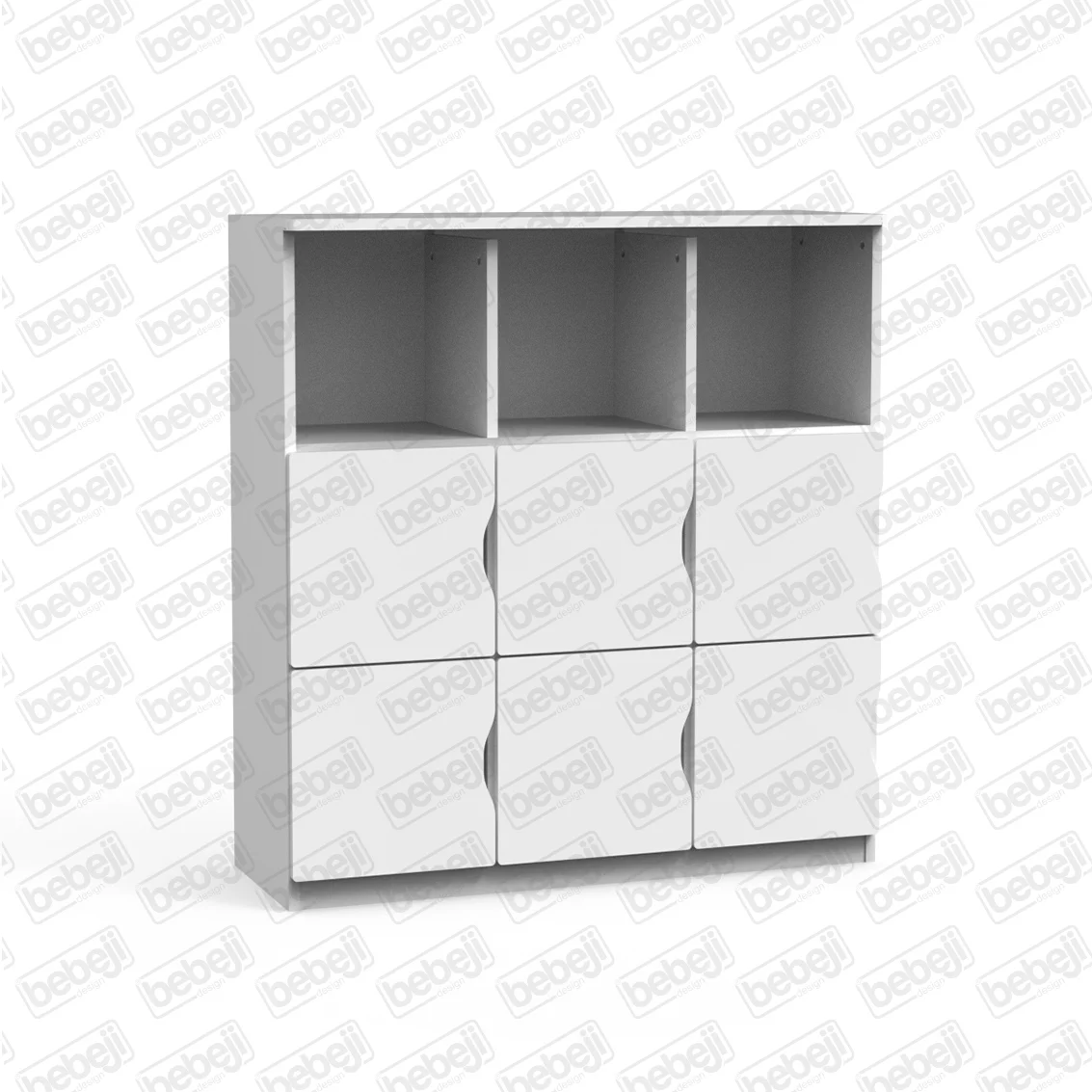 J0869 6 Doors & Shelves Cabinet