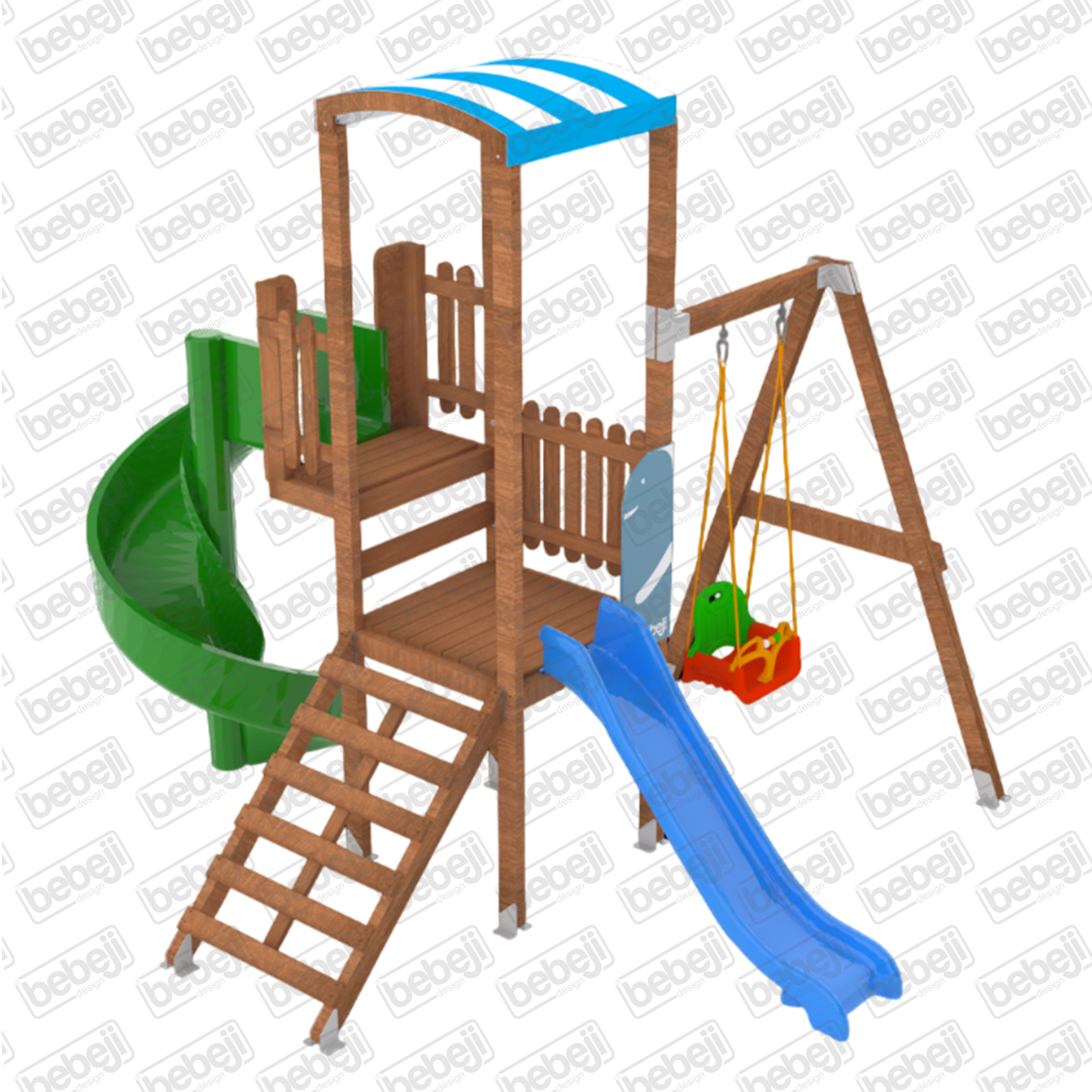 I Safe Wooden Playground S5709