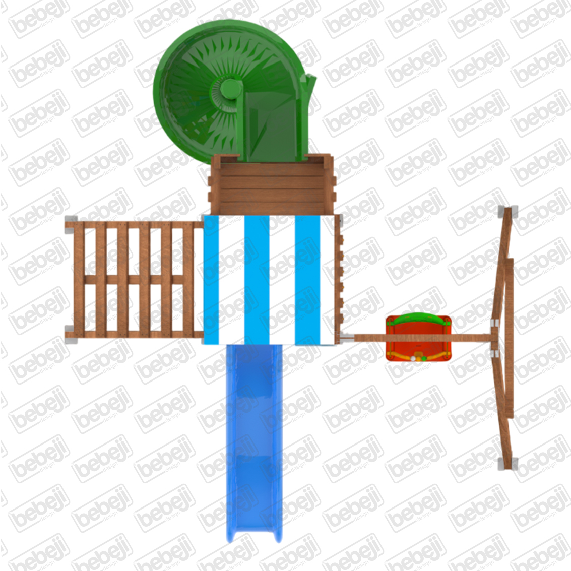 I Safe Wooden Playground S5709 - Image 3