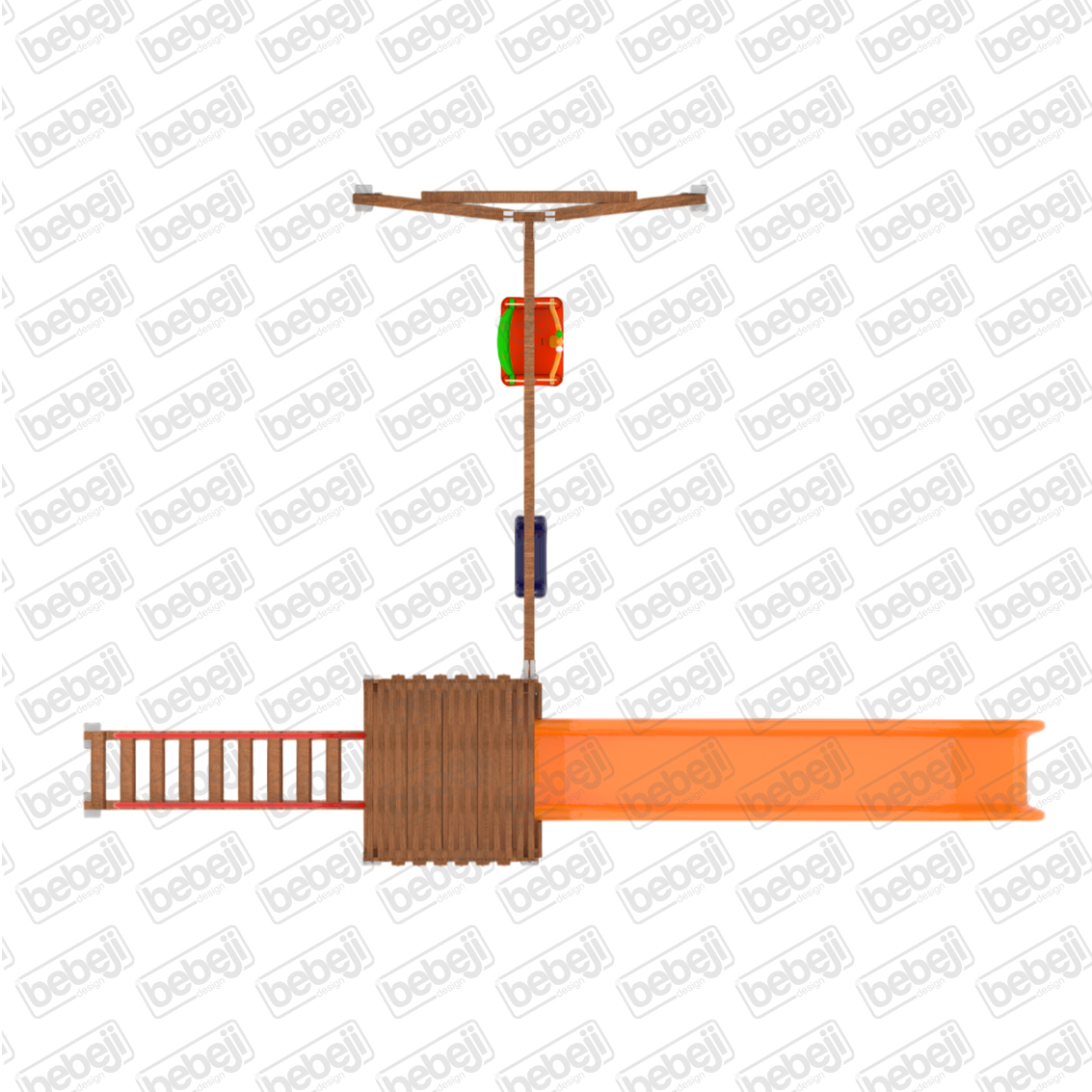 I Safe Wooden Playground S5711 - Image 4