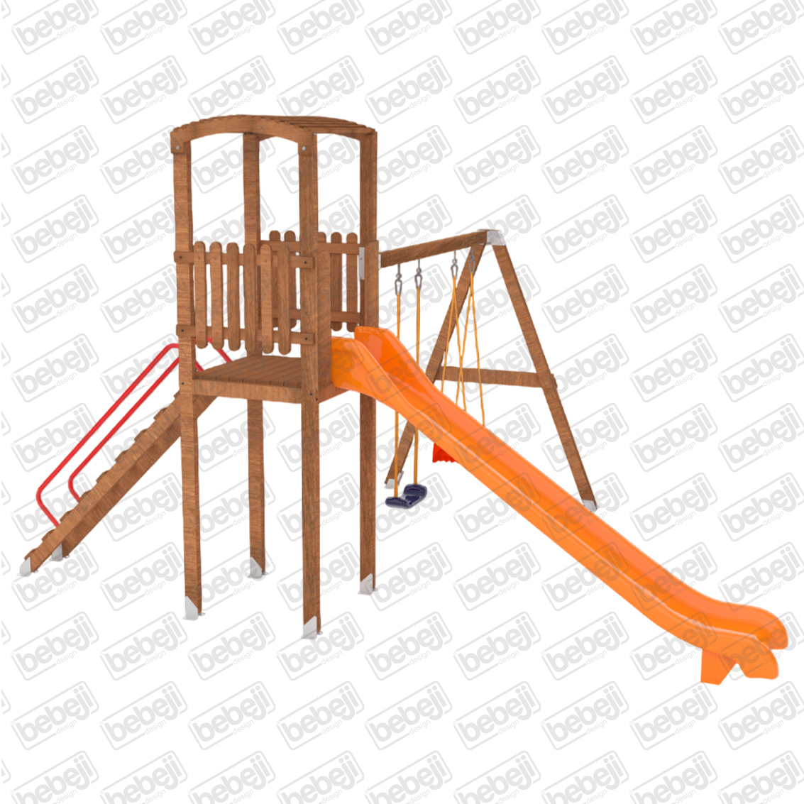 I Safe Wooden Playground S5711 - Image 2
