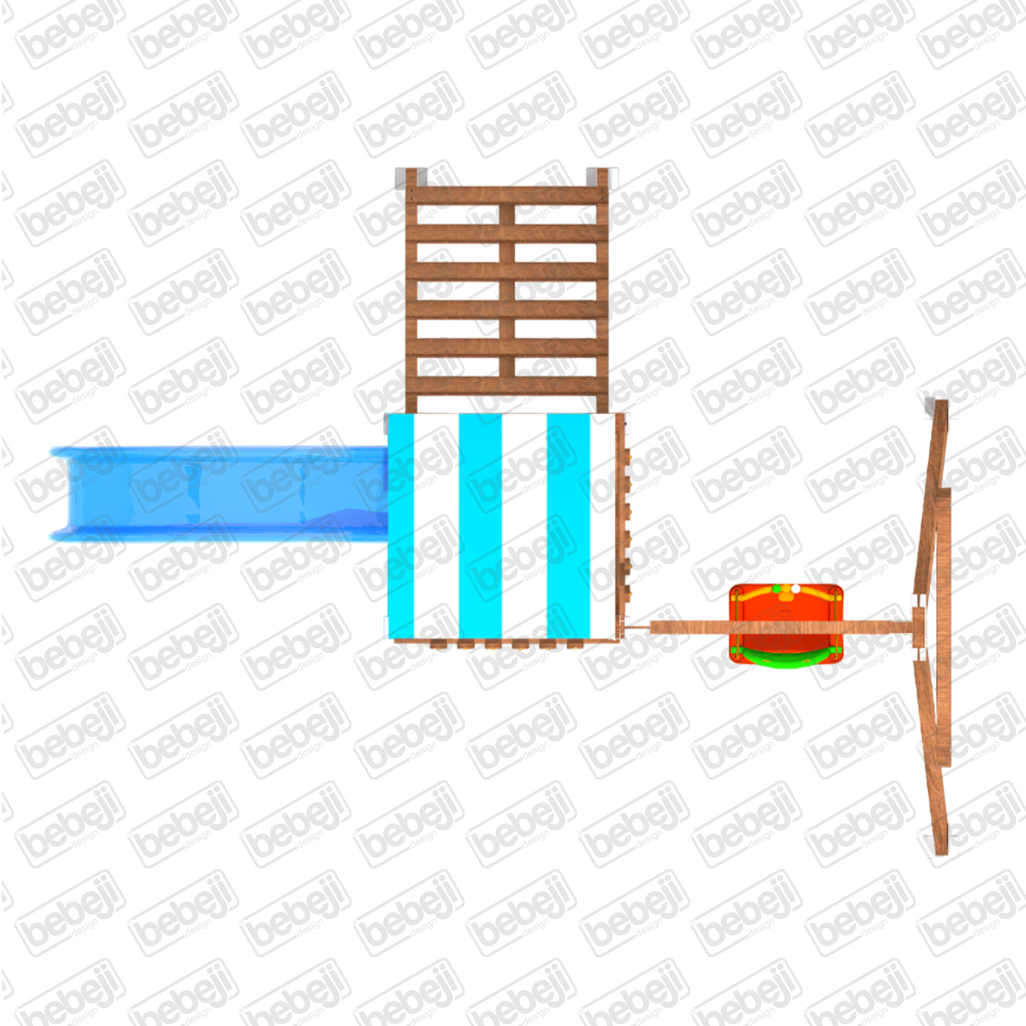 I Safe Medium Wooden Kid Playground S5704 - Image 3