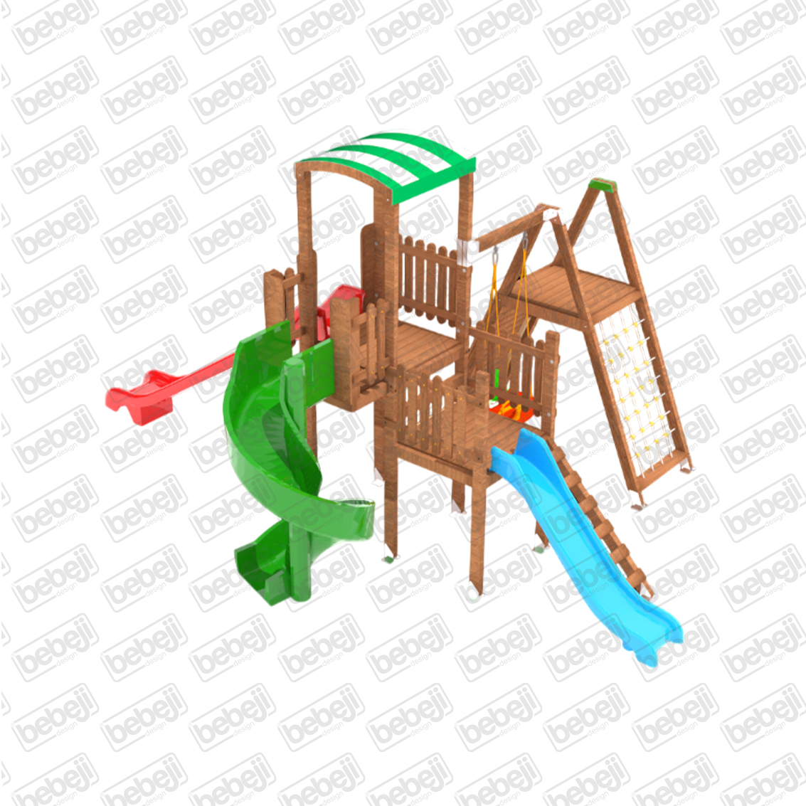 I Safe Wooden Playground S5710 - Image 2