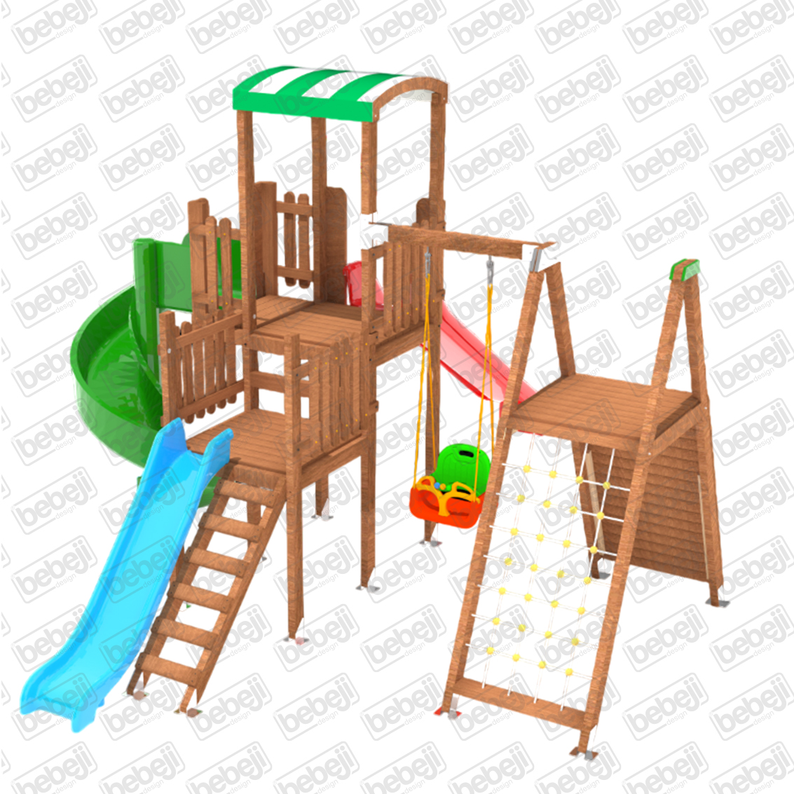 I Safe Wooden Playground S5710